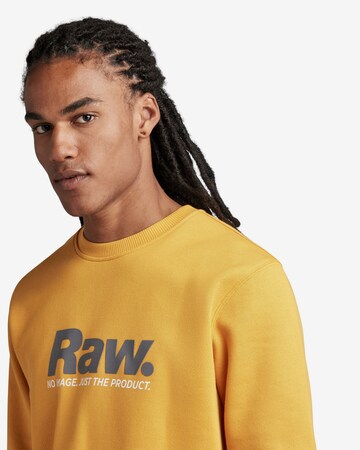 G-Star RAW Sweatshirt in Gelb