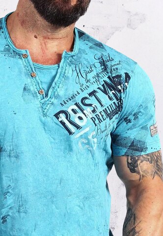 Rusty Neal T-Shirt in Blau