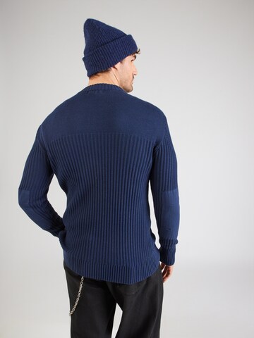 G-STAR Svetr 'Army' – modrá: zadní strana