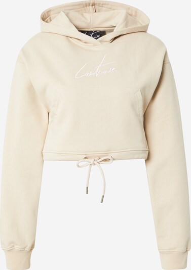 The Couture Club Sweater majica u bež / bijela, Pregled proizvoda