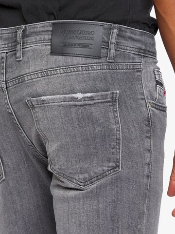 Coupe slim Jean Alessandro Salvarini en gris