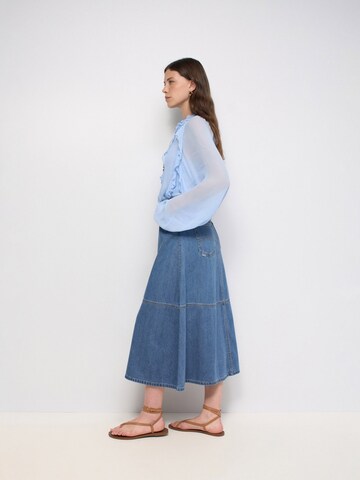 Salsa Jeans Rok in Blauw