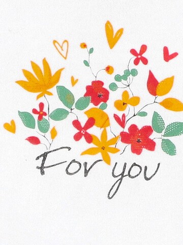 NINI Shirt 'For You' in Wit