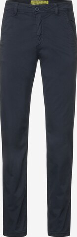 Street One MEN Regular Chino Pants in Blue: front