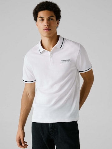 T-Shirt Red Bull Racing x Pepe Jeans en blanc : devant
