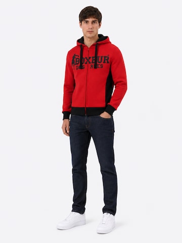 Boxeur des Rues - Sudadera con cremallera en rojo