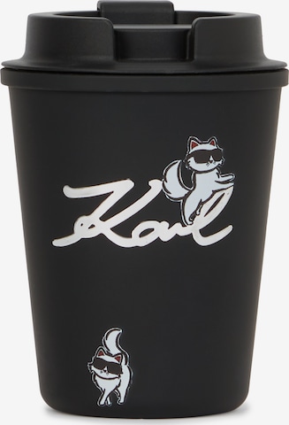 Karl LagerfeldTermo posuda 'Ikon Choupette' - crna boja: prednji dio