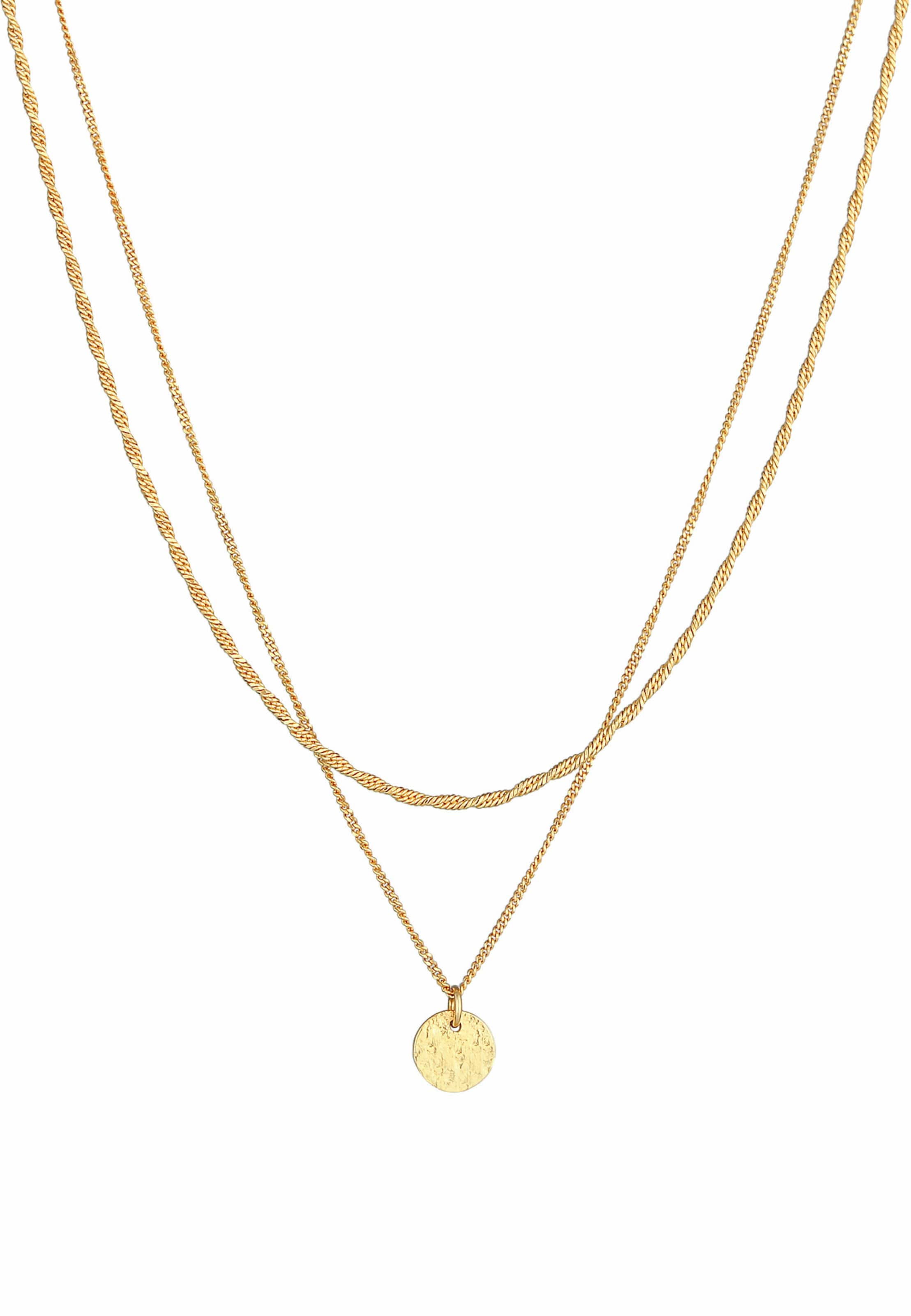 ELLI PREMIUM Цепочка в Золотой: спереди