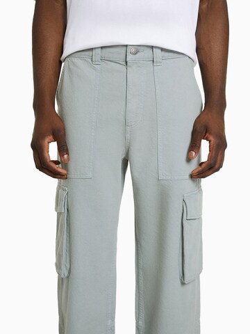 Bershka Regular Hose in Grau