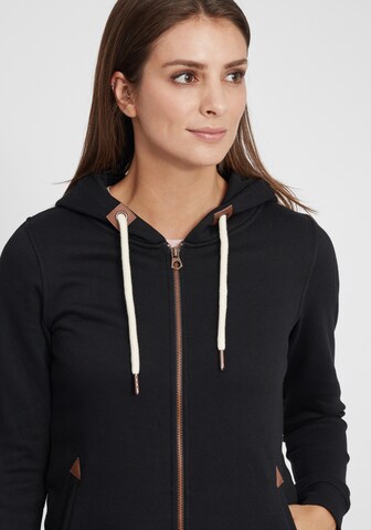 Oxmo Zip-Up Hoodie 'Vicky' in Black