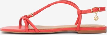 Kazar Sandal in Red: front