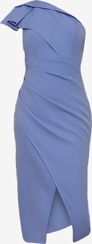 Chi Chi London Dress in Blue: front