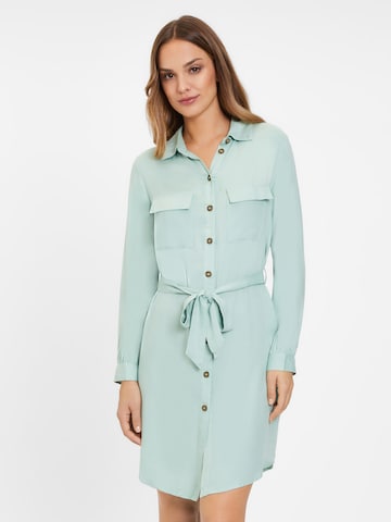 LASCANA Shirt Dress in Green: front