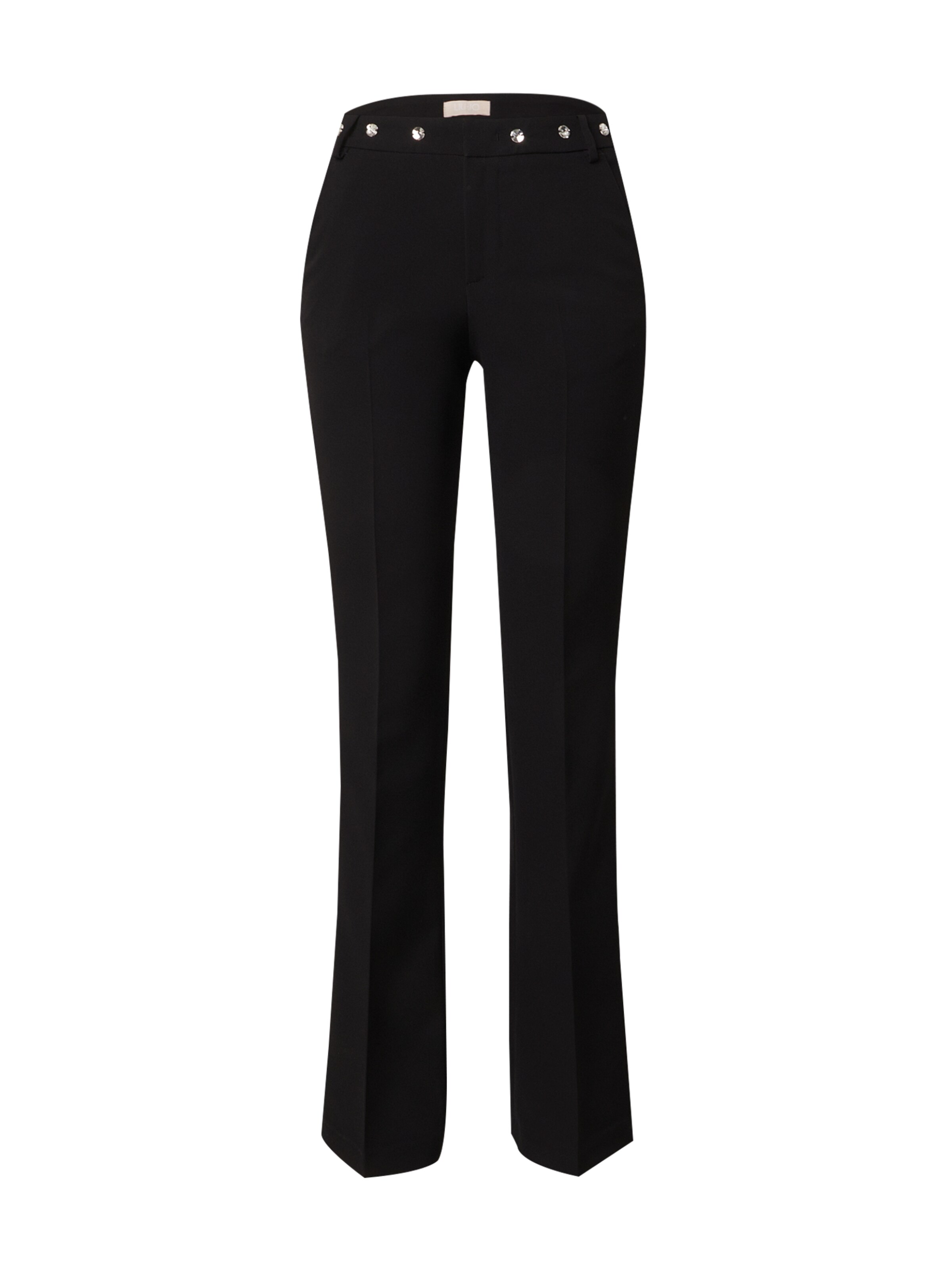 Regular Pantalon à plis Liu Jo en noir : devant