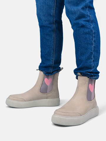 Crickit Chelsea boots ' TEA ' in Beige: voorkant
