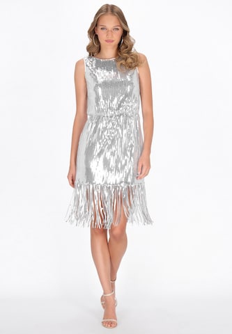 myMo at night Kleid in Silber