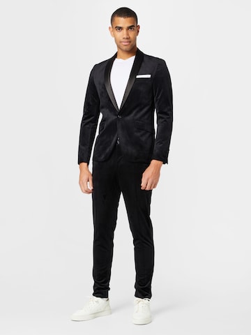 Lindbergh Slim fit Suit in Black: front