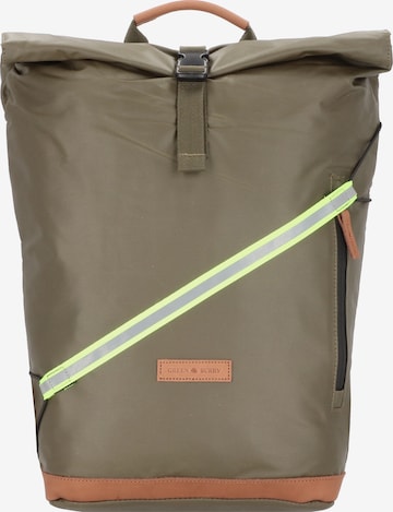 GREENBURRY Backpack 'Aviator' in Green: front