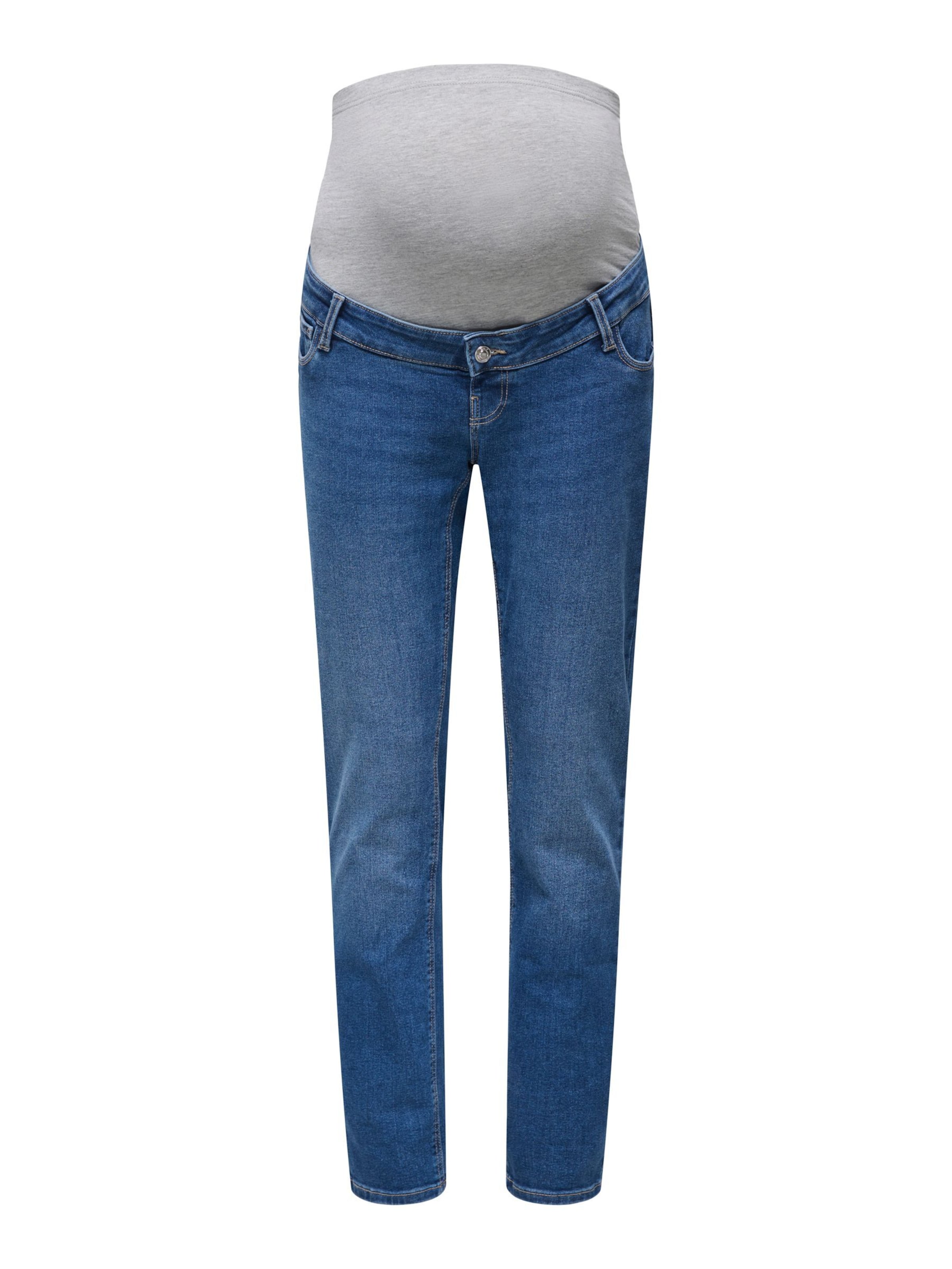 Only Maternity Skinny Jeans 'OLMCRUZ' i blå: forside