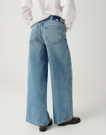 Wide leg Jeans 'Meddy' de la OPUS pe albastru