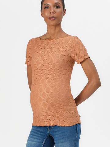 Maglietta 'OLMJunila' di Only Maternity in marrone