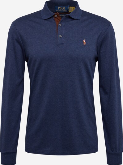 Polo Ralph Lauren T-Shirt en bleu marine / marron / orange foncé, Vue avec produit