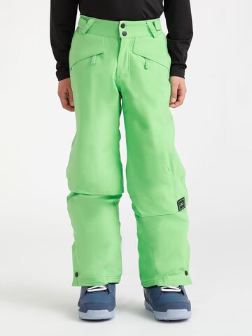 Regular Pantalon de sport O'NEILL en vert : devant