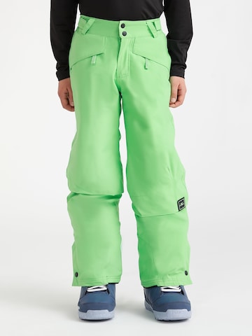 O'NEILL Štandardný strih Športové nohavice - Zelená: predná strana