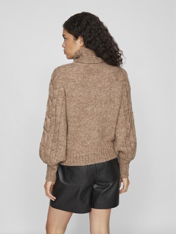 VILA Sweater 'VIBoudica' in Brown