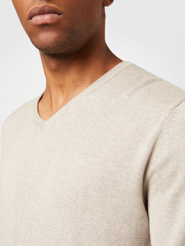 TOM TAILOR Regular fit Sweater in Beige
