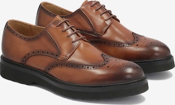 Kazar Lace-Up Shoes in Brown