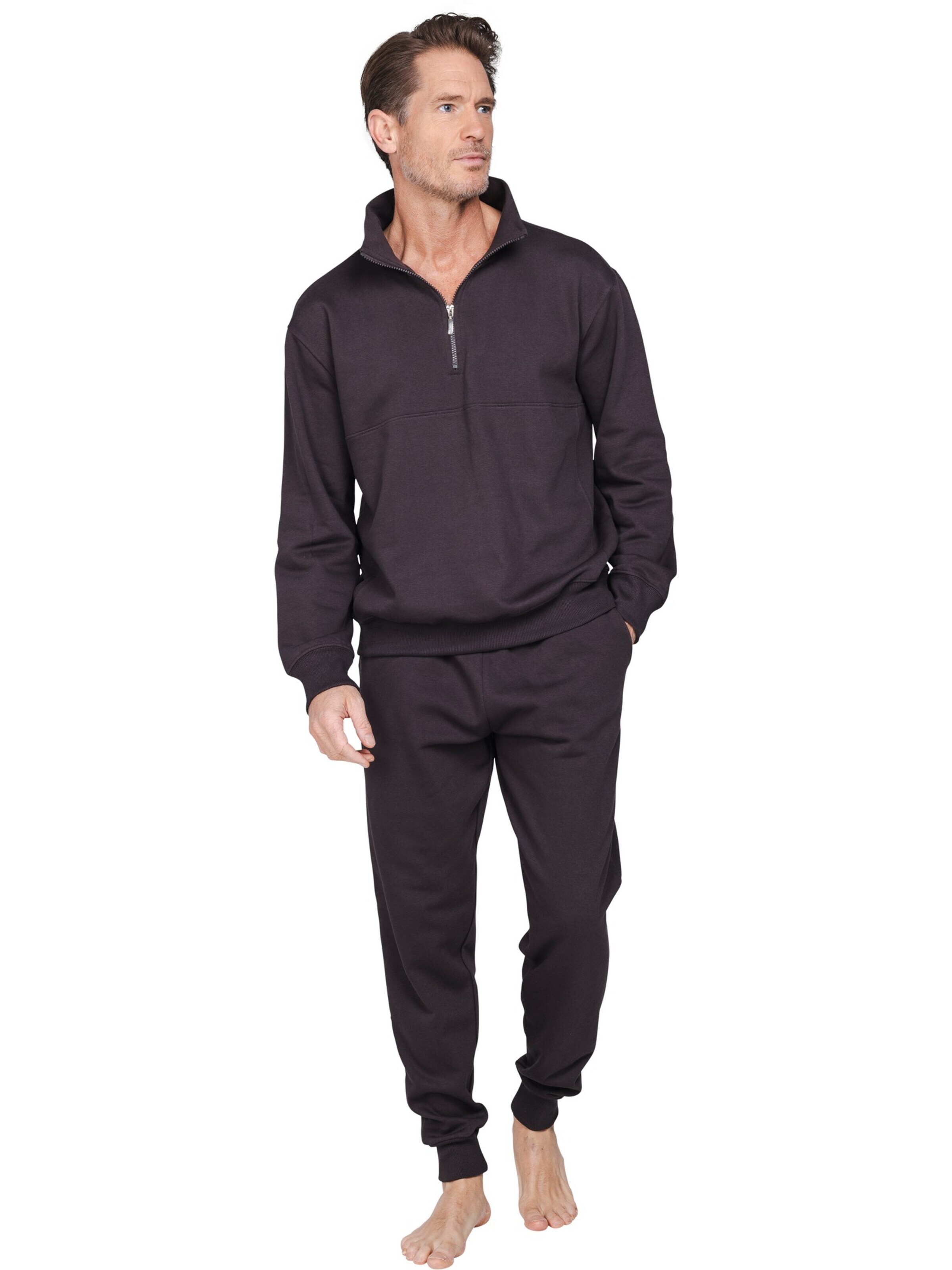 Pastunette Leisure suit 'Pastunette - Men - Homesuit - Urban Essence - Cotton Terry' in Brown