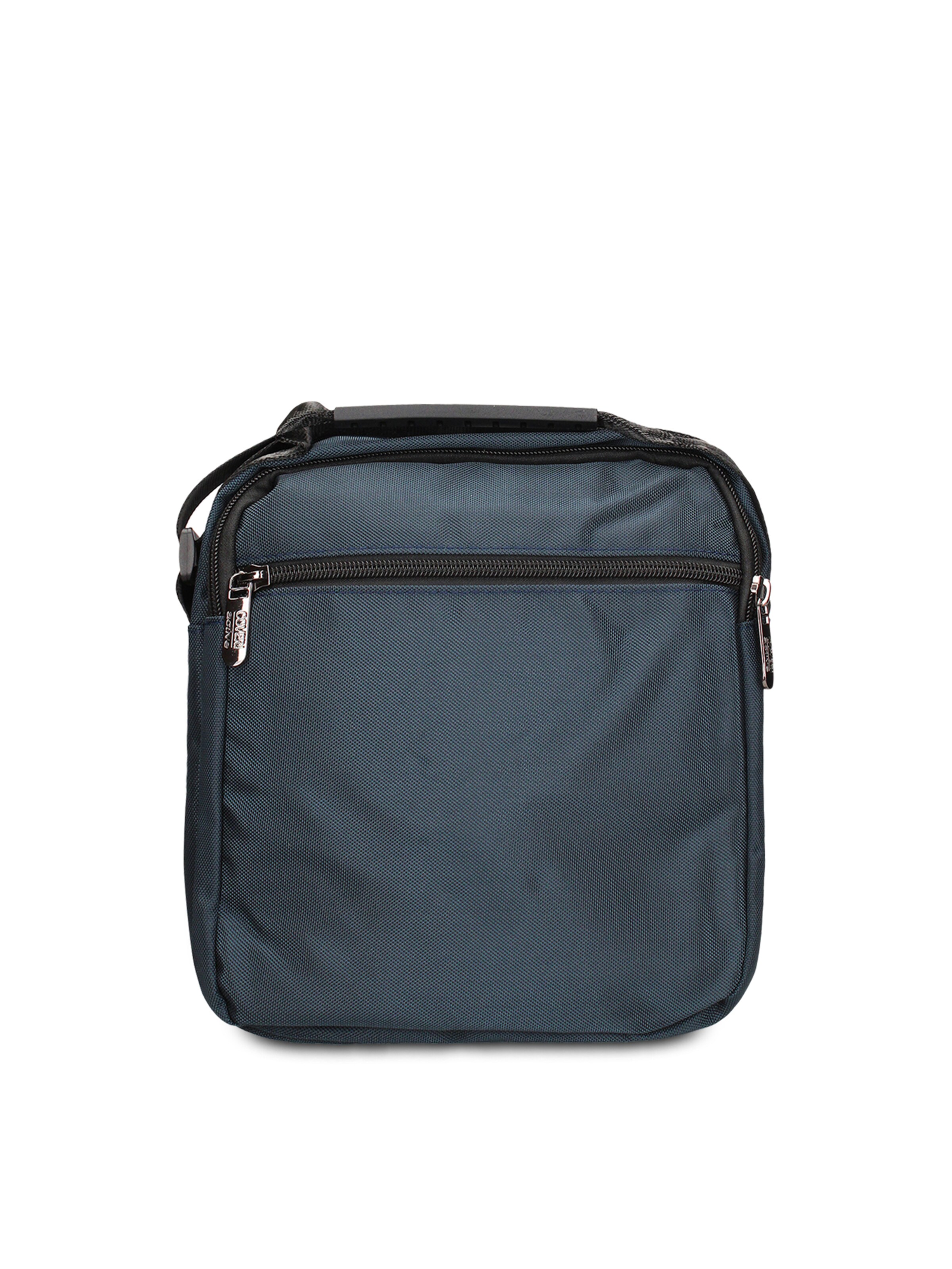 Borsa a tracolla 'Borsa a Tracolla Uomo Vegan Leather con Zip' di Coveri Collection in blu
