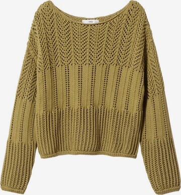 MANGO Sweater 'Leslie' in Green: front