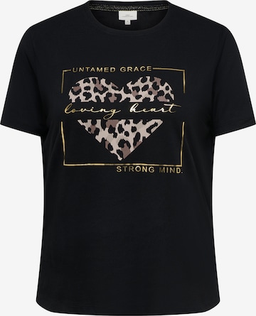 ONLY Carmakoma - Camisa 'CARNIKO' em preto: frente
