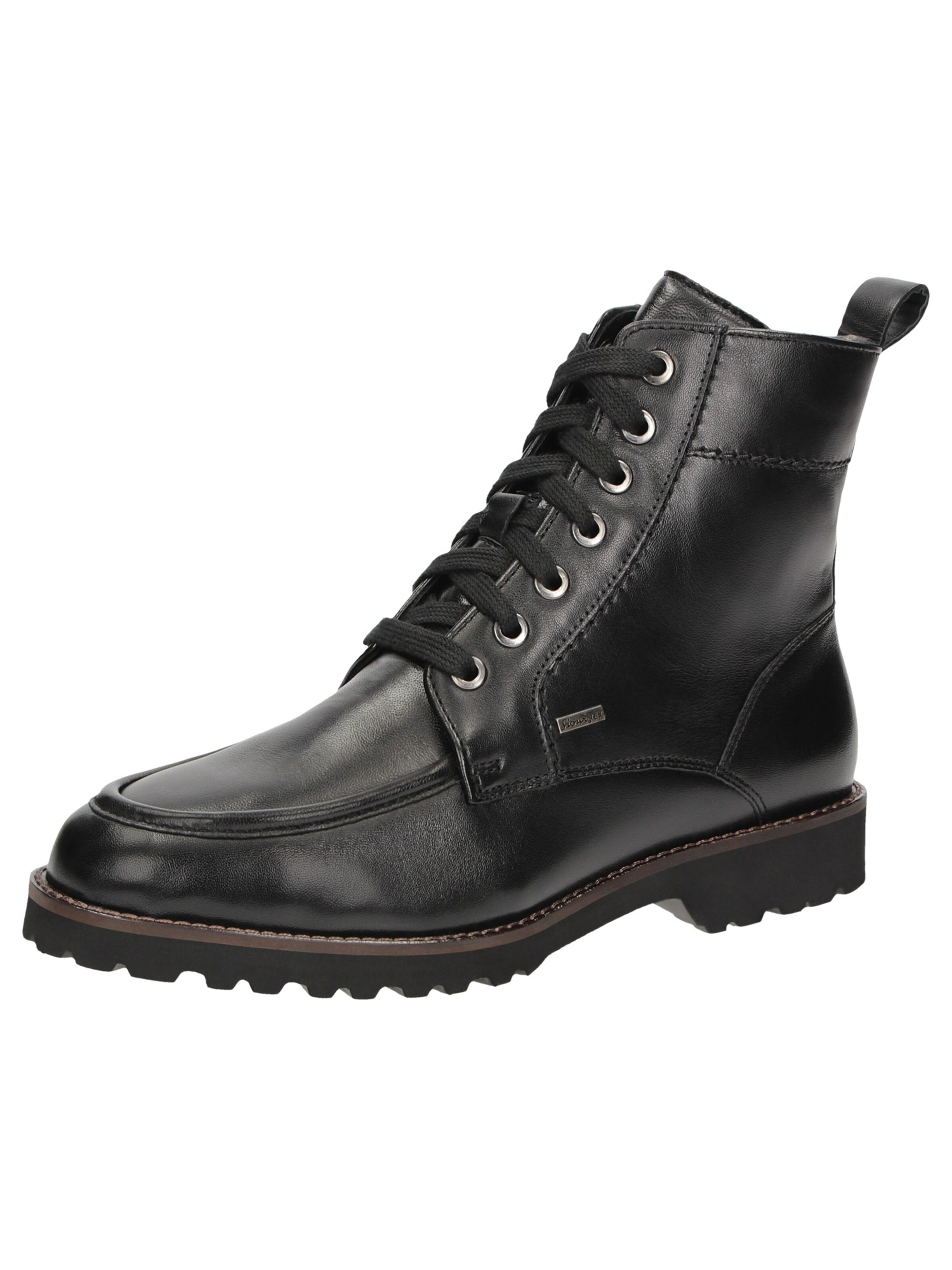 Bottines à lacets 'Merdit-759-TEX-WF-H' SIOUX en noir : devant