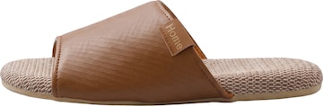 BONVERANO Slippers in Brown: front