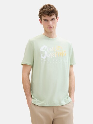 TOM TAILOR - Camiseta en verde: frente