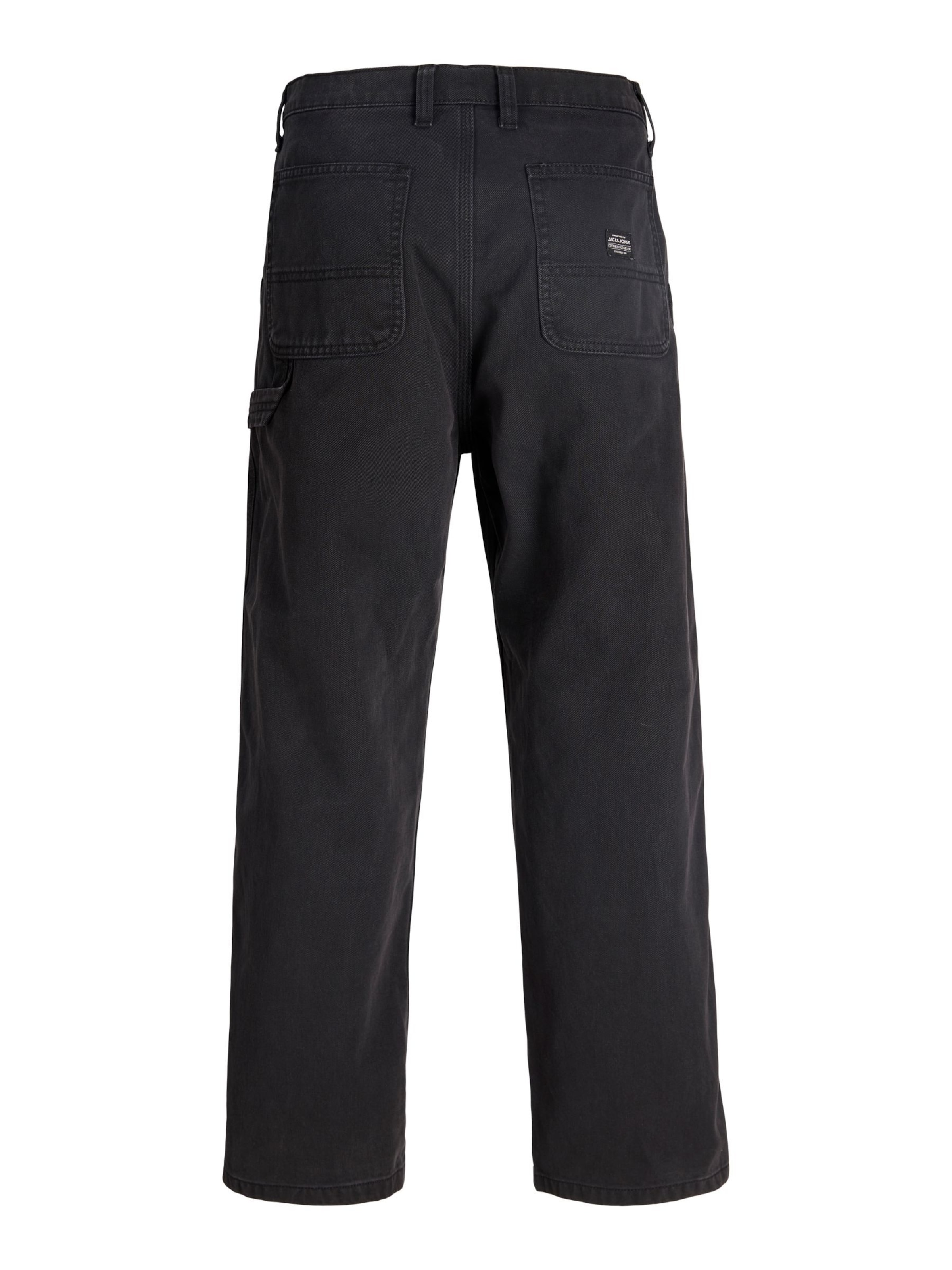 Jack & Jones Junior - Pierna ancha Pantalón 'JPSTAlex' en negro