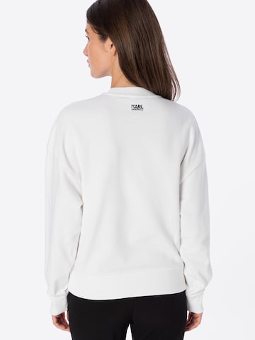 Karl Lagerfeld Sweatshirt 'ATHLEISURE' in White
