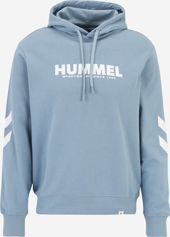 Hummel Sportovní mikina – modrá: přední strana