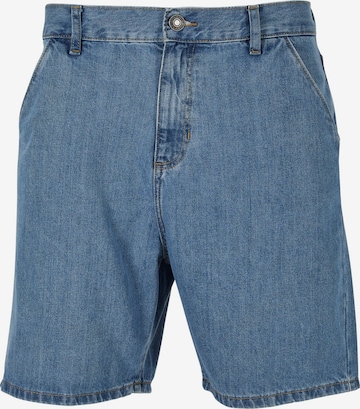 Urban Classics Regular Pants in Blue: front