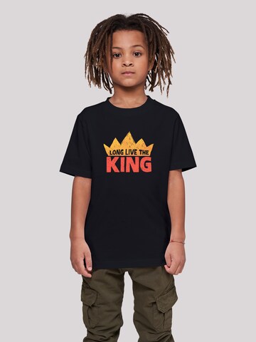 F4NT4STIC Shirt 'Disney König der Löwen Movie Long Live The King' in Zwart: voorkant