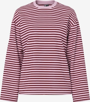 PIECES Shirts 'PCSADIE' i pink: forside