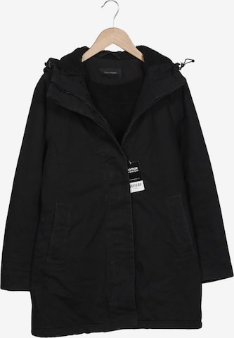 Dunderdon Mantel M in Schwarz: Vorderseite