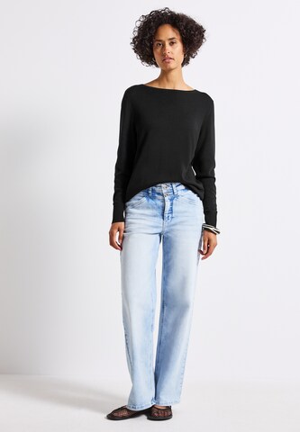 STREET ONE Pullover in Schwarz