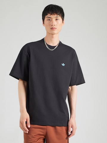 ADIDAS ORIGINALS Särk 'Ess', värv must: eest vaates