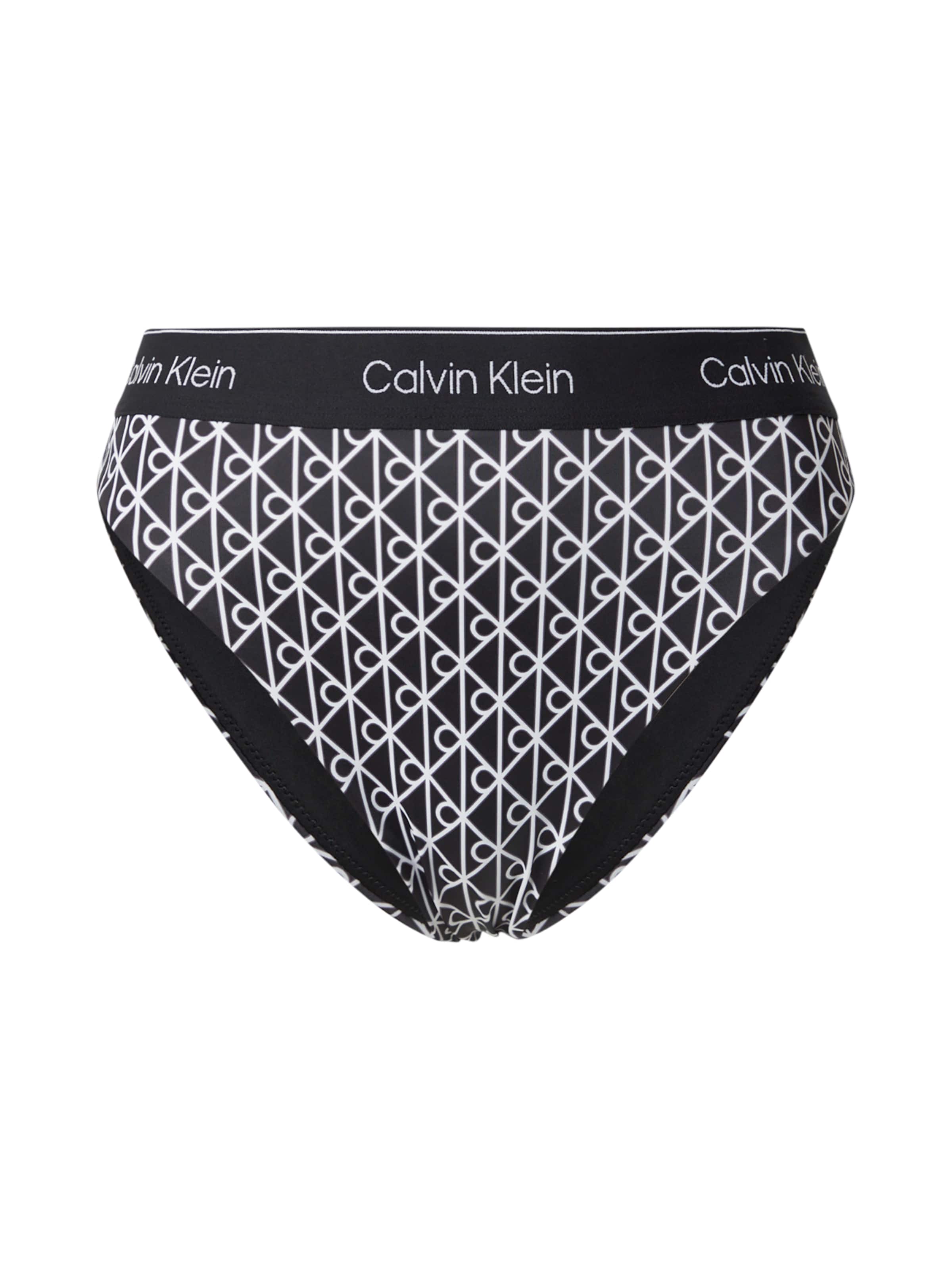 Calvin Klein Swimwear Bikini nadrágok - fekete: elől