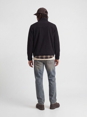 JACK & JONES Fleecejacke in Schwarz