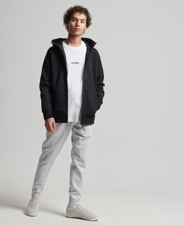 Superdry Zip-Up Hoodie in Black